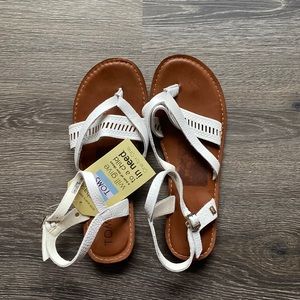NWT | Toms | Leather Sandals